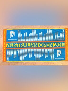 Australian Open Towel in Blue & Yellow Event
